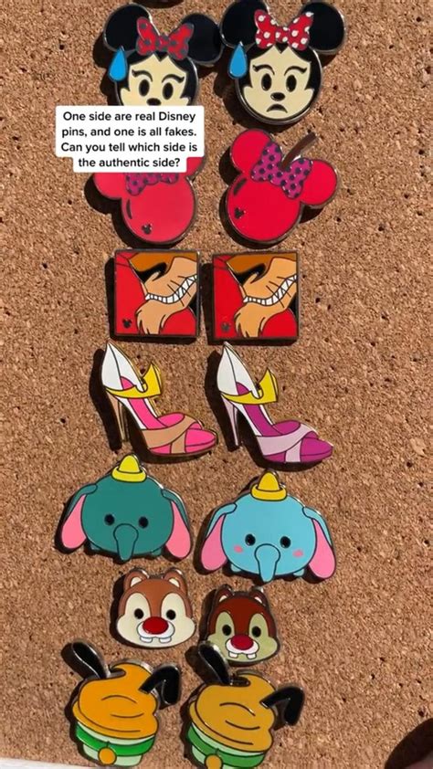 false disney pins